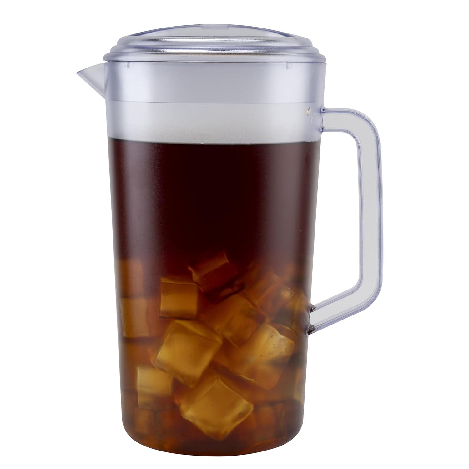 Pour Spout Pitcher - Heavy-Duty 1 Gallon Plastic Pitcher with
