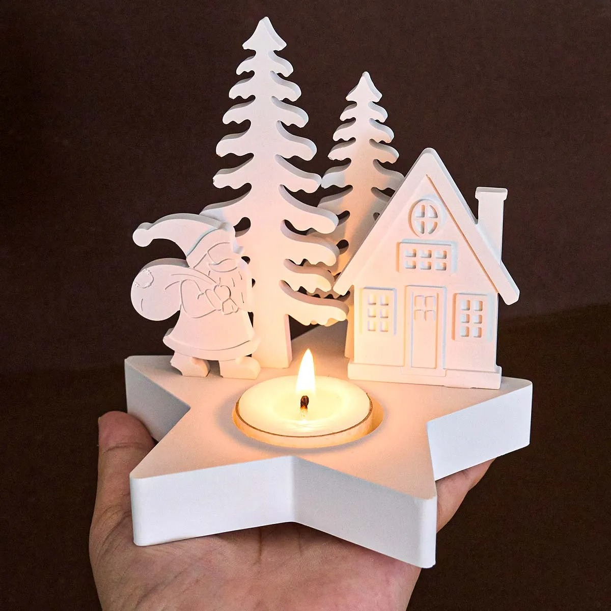 Candle Quotes - Christmas Decor Star Candle Holder Silicone
