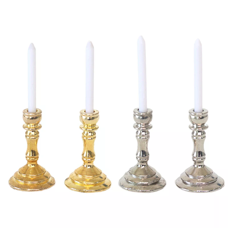 Candle Quotes - New 1Pair 1:12 Dollhouse Miniature Candle