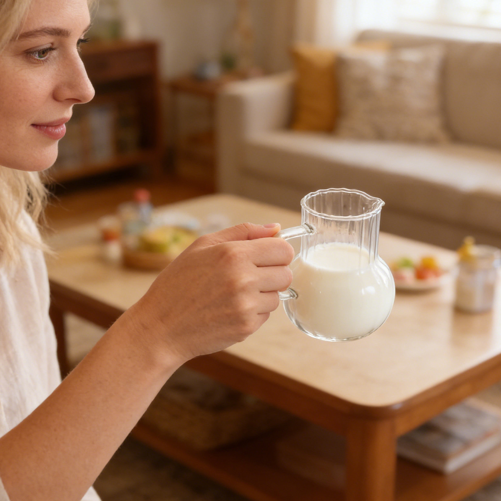 Glass Creamer Pitcher 6.8oz Tr - Pour Spout Pitcher ulasan dan harga