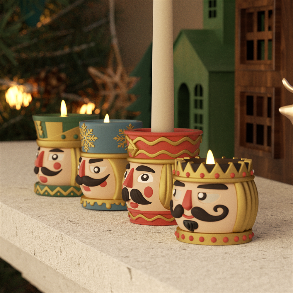 NICOLE Nutcracker Taper Candle - Candle Quotes ulasan dan harga