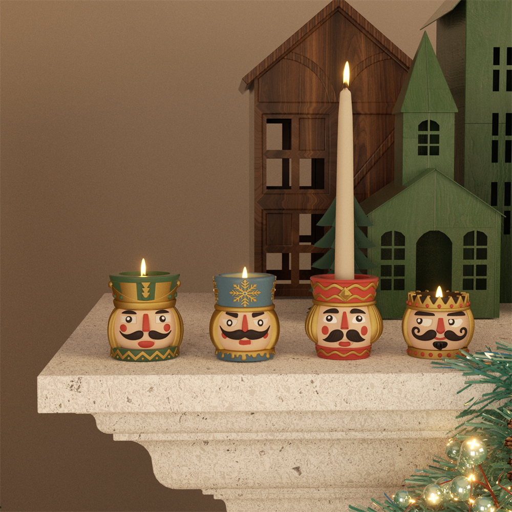 NICOLE Nutcracker Taper Candle - Candle Quotes ulasan dan harga