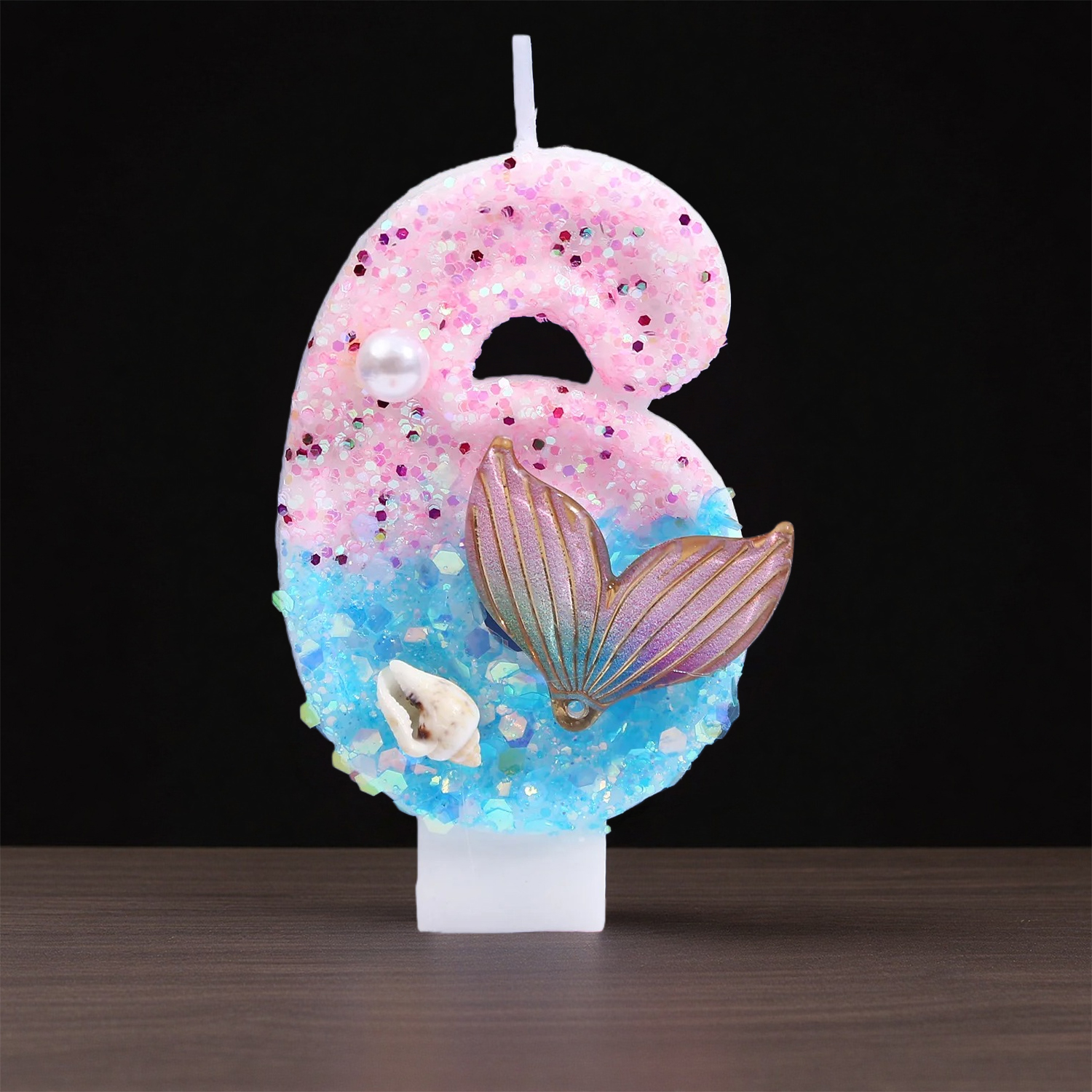 Gradient Blue Shell Pearl Crea - Candle Supplies In ulasan dan harga