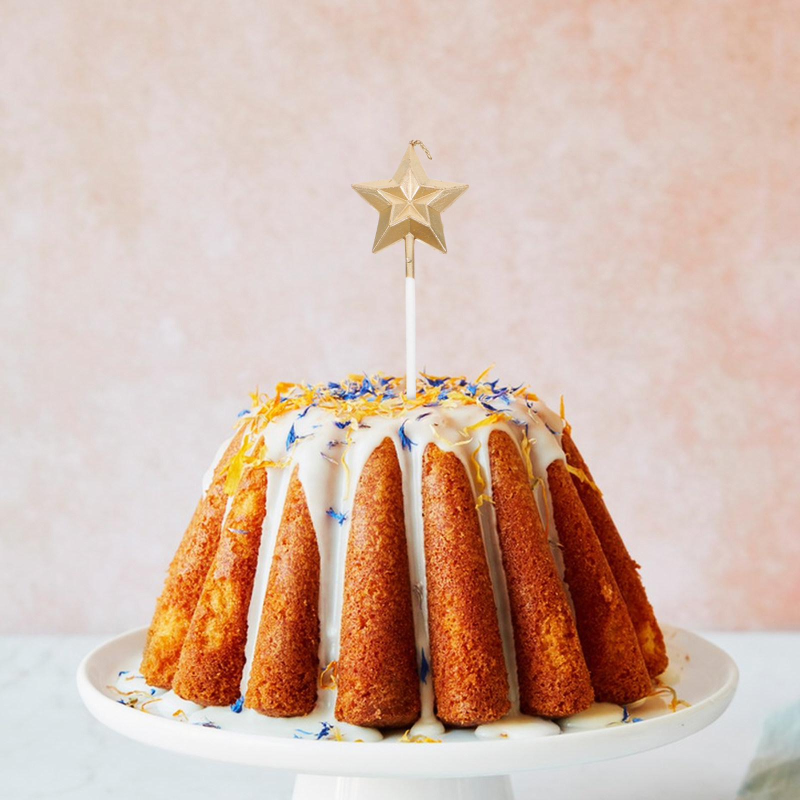 8Pcs Star Birthday Candles Met - Candle Supplies In ulasan dan harga