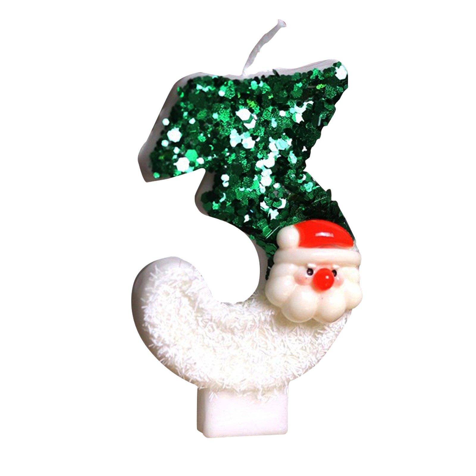 0-9 Numbers Santa Claus Cake C - Candle Supplies In ulasan dan harga