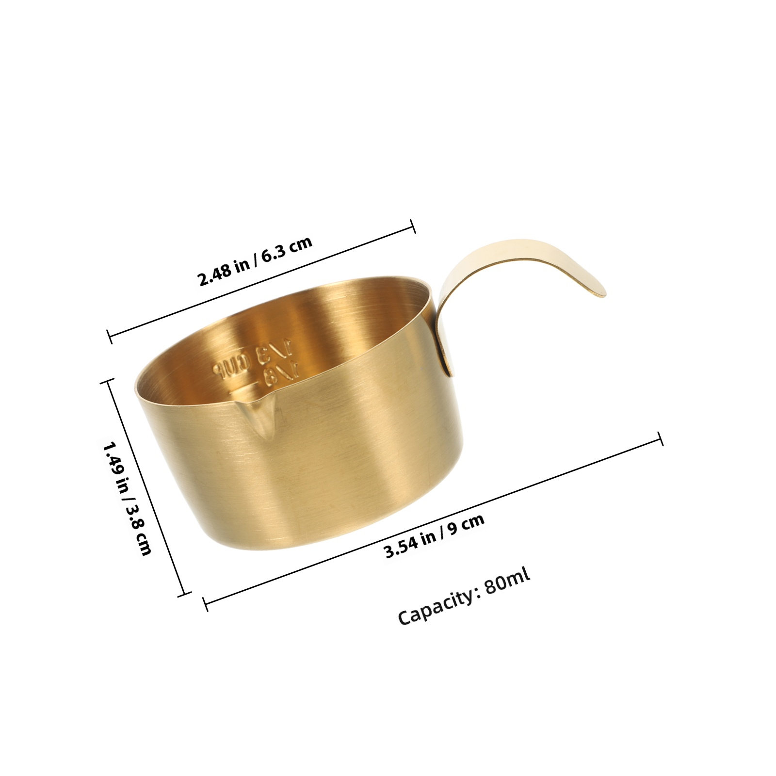 80 Ml Stainless Steel Espresso - Pour Spout Pitcher ulasan dan harga