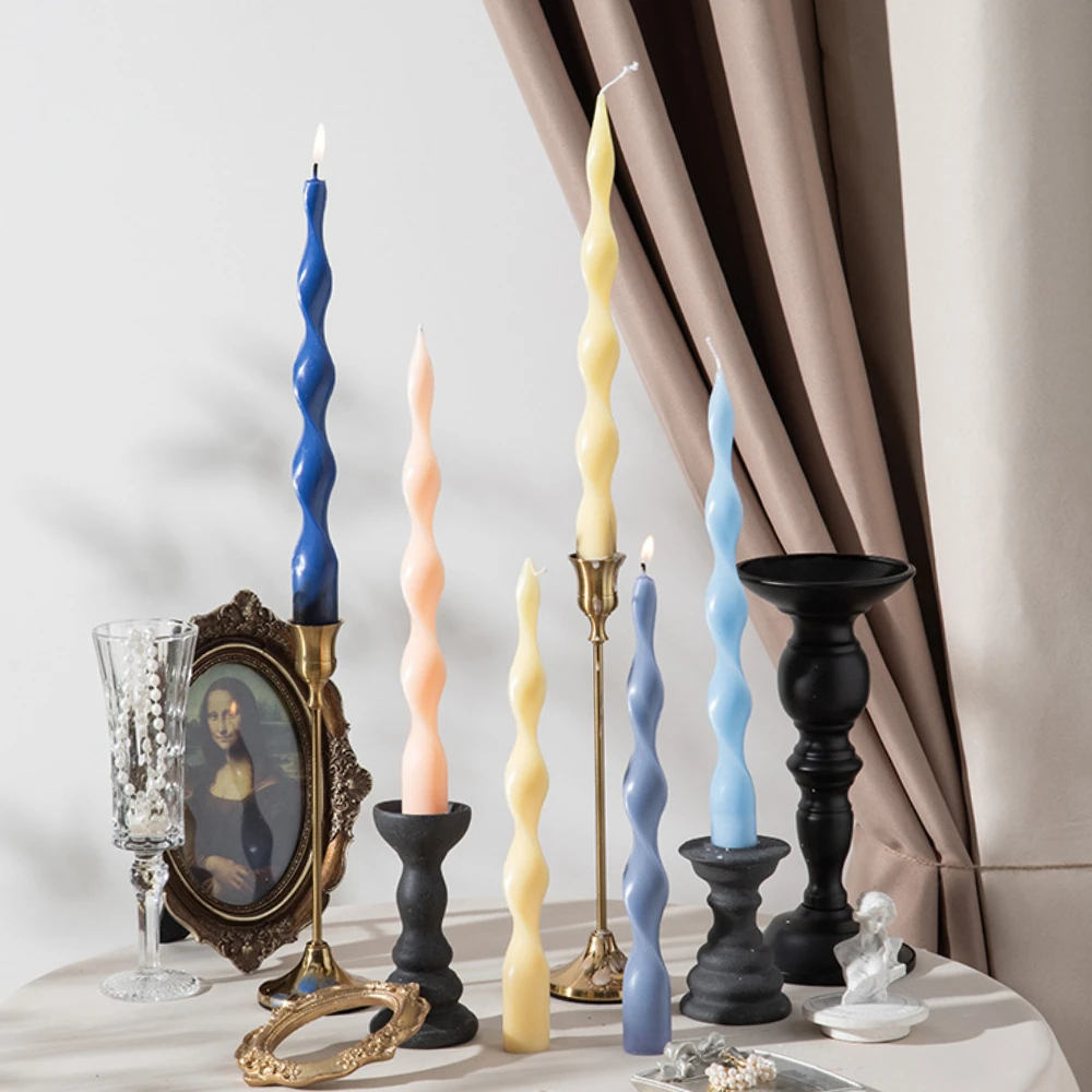 Screw Long Pole Candles Acryli - Candle Quotes ulasan dan harga