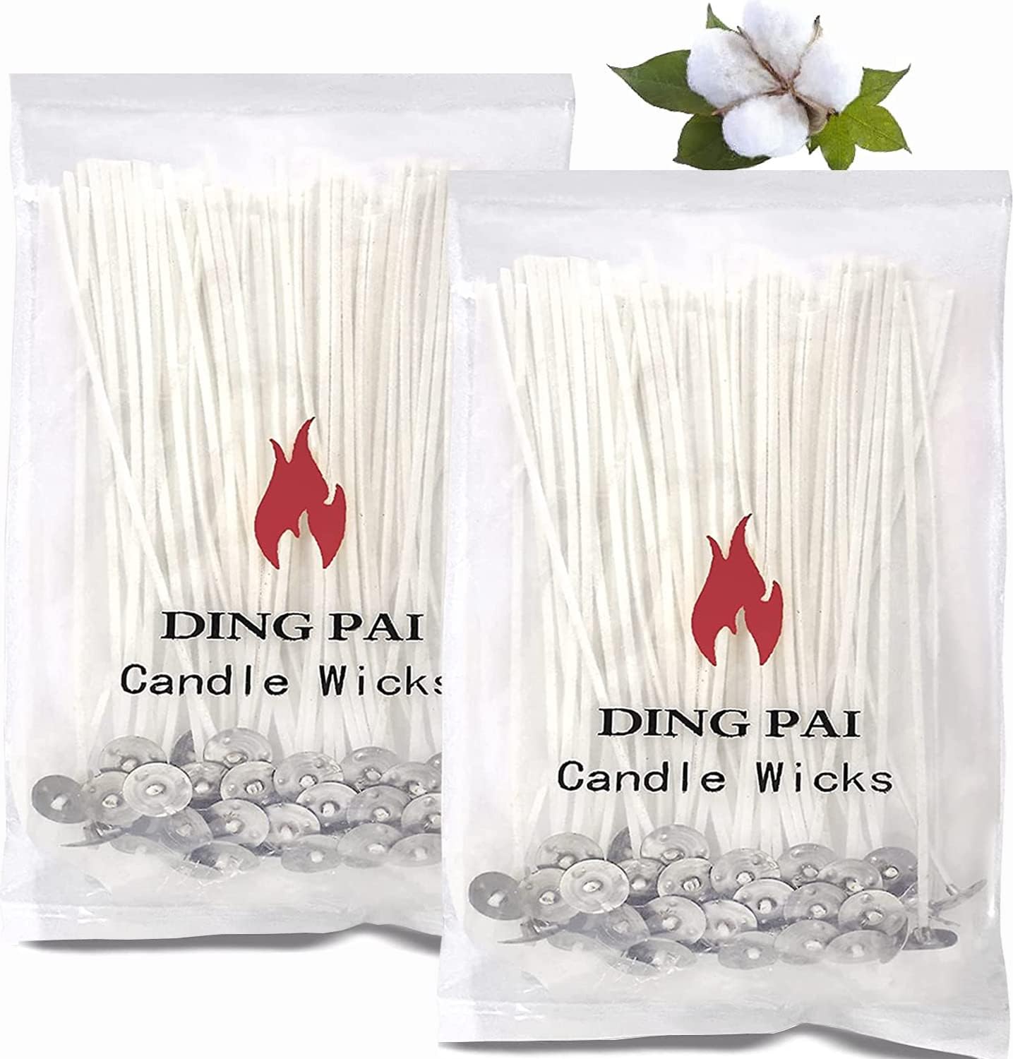 100pcs Cotton Candle Wicks, 6  - Cotton Wick 6 Inch ulasan dan harga