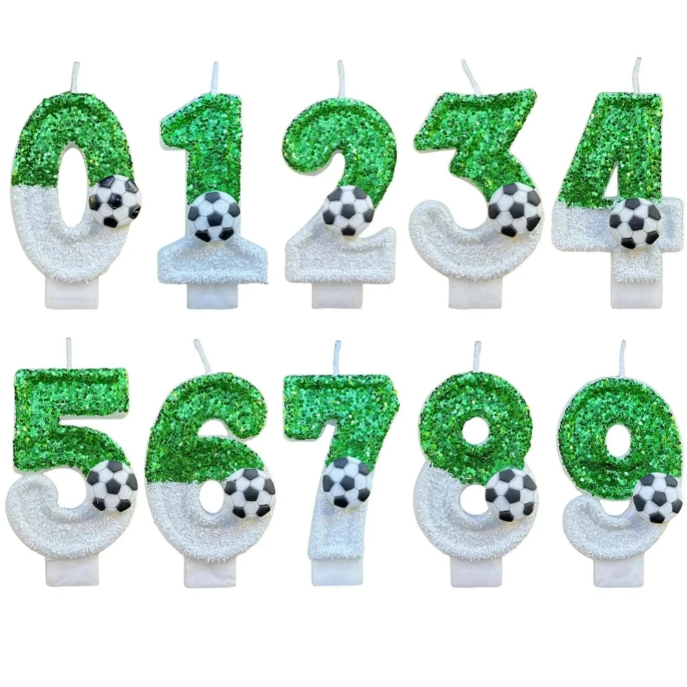 Football Shape Number Cake Can - Candle Supplies In ulasan dan harga