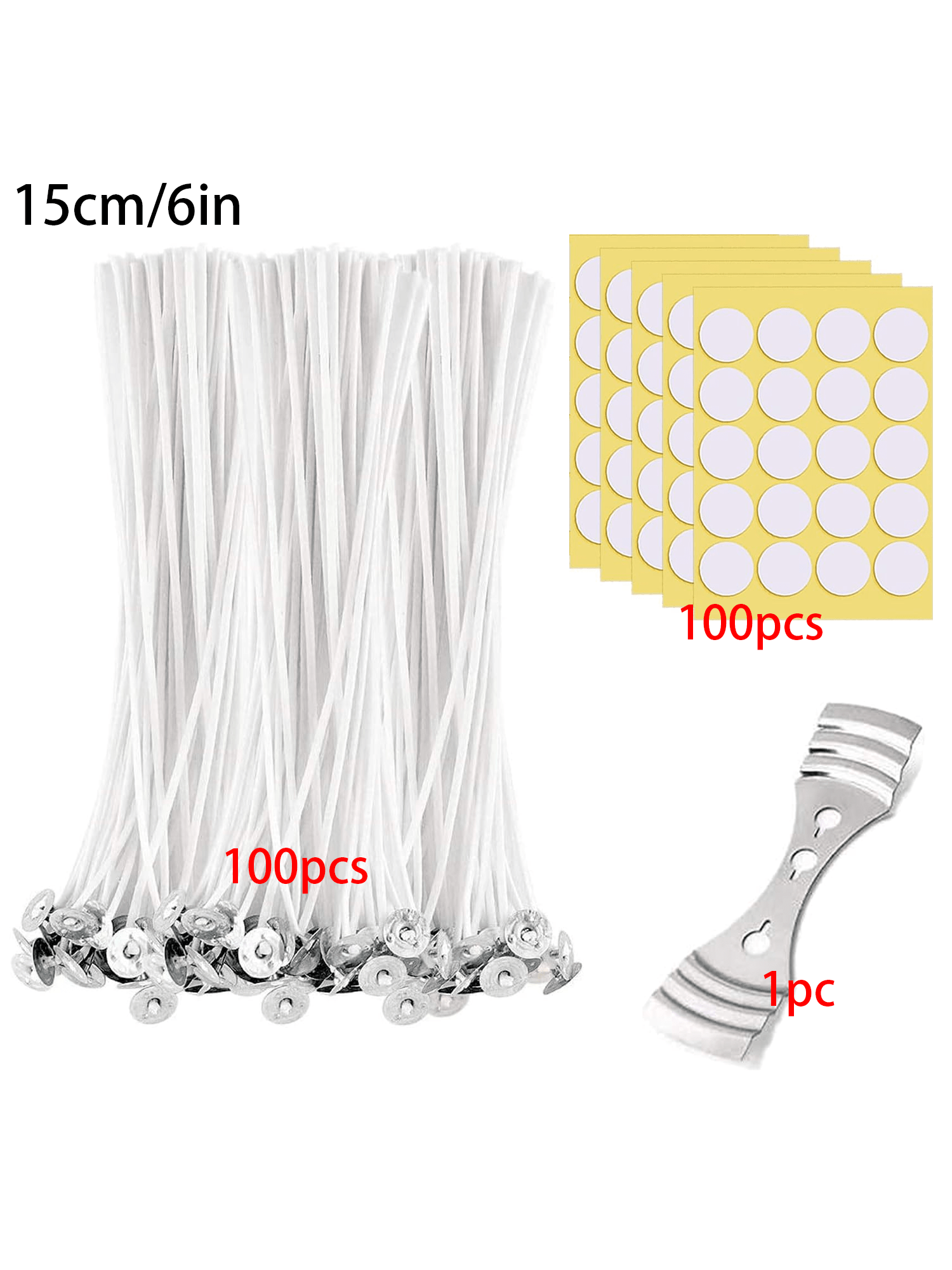 100 Pieces of 6inch Cotton Can - Cotton Wick 6 Inch ulasan dan harga
