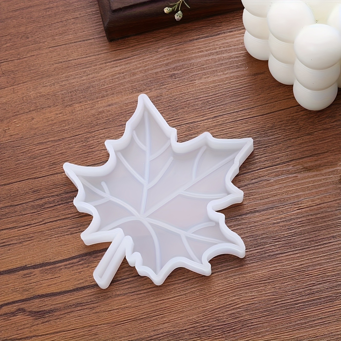 1PC Maple Leaf shaped Silicone - Candle Supplies In ulasan dan harga