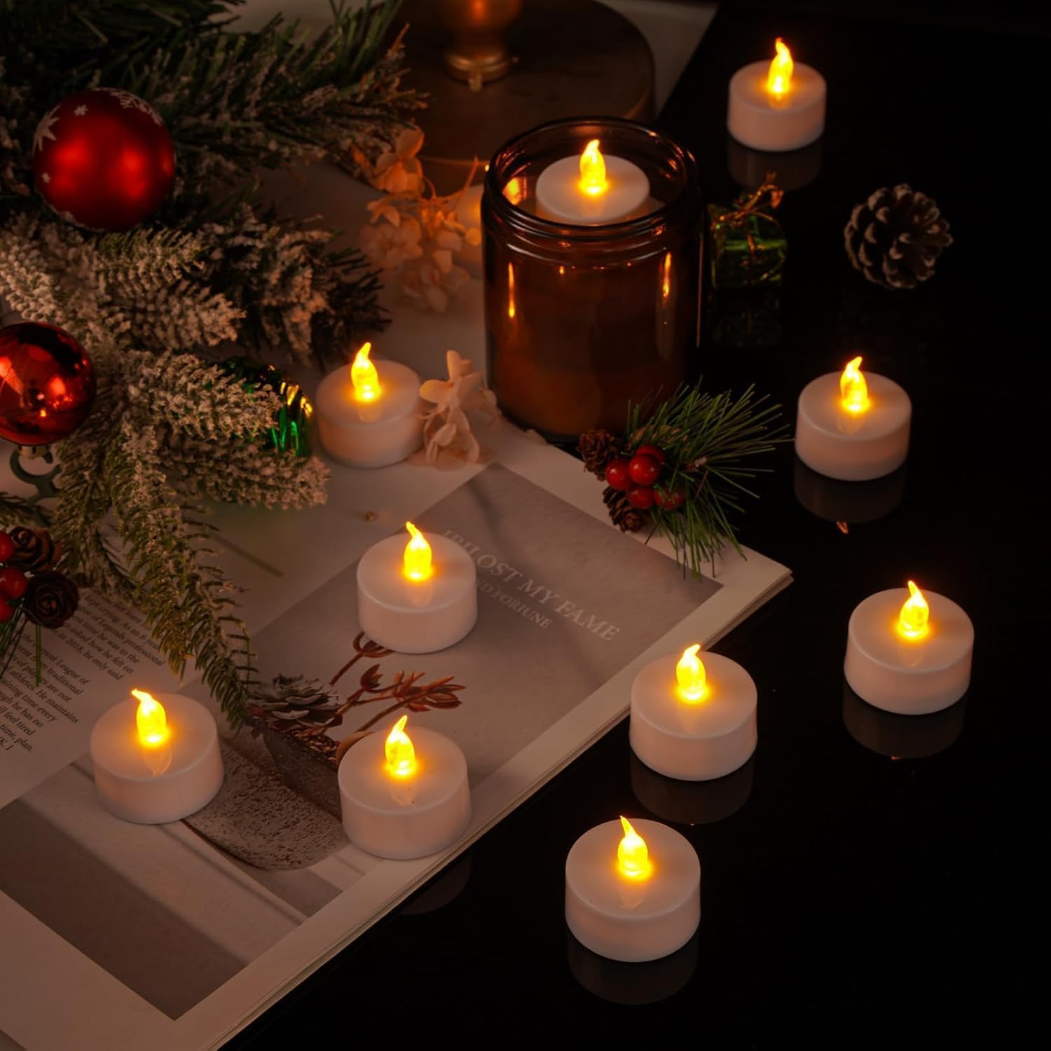 Battery Powered Flameless LED  - Candle Quotes ulasan dan harga