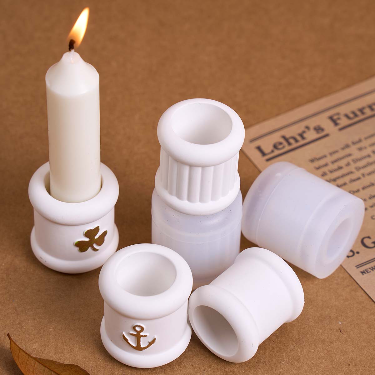 Clover Love Anchor Candlestick - Candle Quotes ulasan dan harga