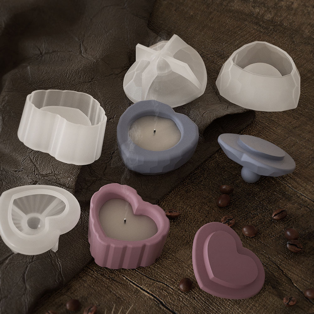 Strip Love Shape Candlestick M - Candle Quotes ulasan dan harga