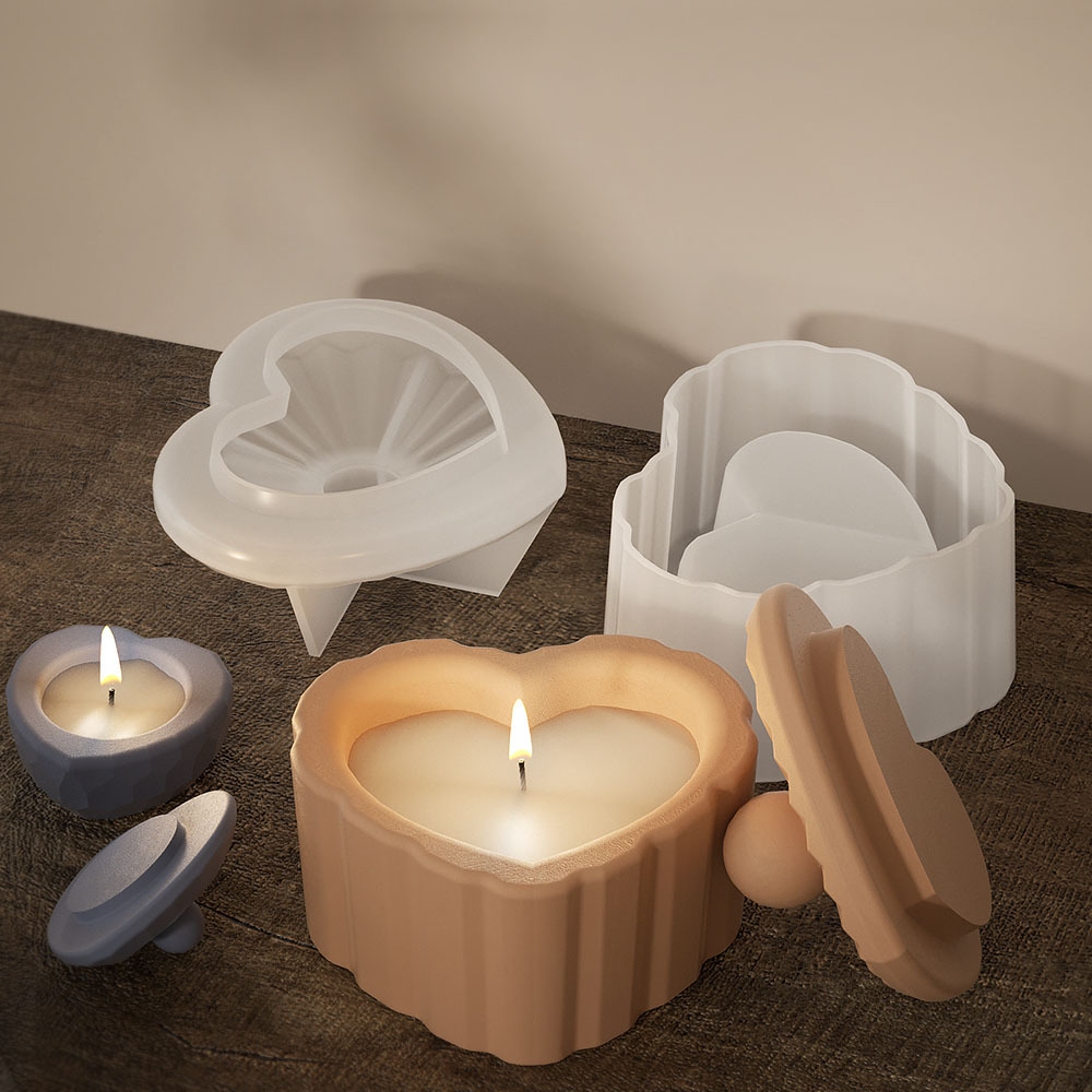 Strip Love Shape Candlestick M - Candle Quotes ulasan dan harga