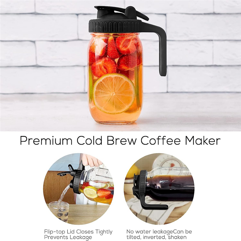 32Oz Mason Jar Pour Spout Lid  - Pour Spout Pitcher ulasan dan harga