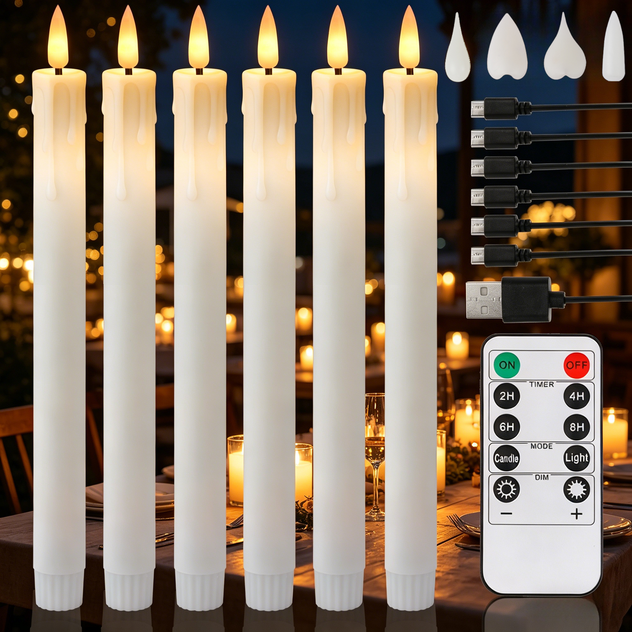Rechargeable Flameless Timer R - Candle Quotes ulasan dan harga