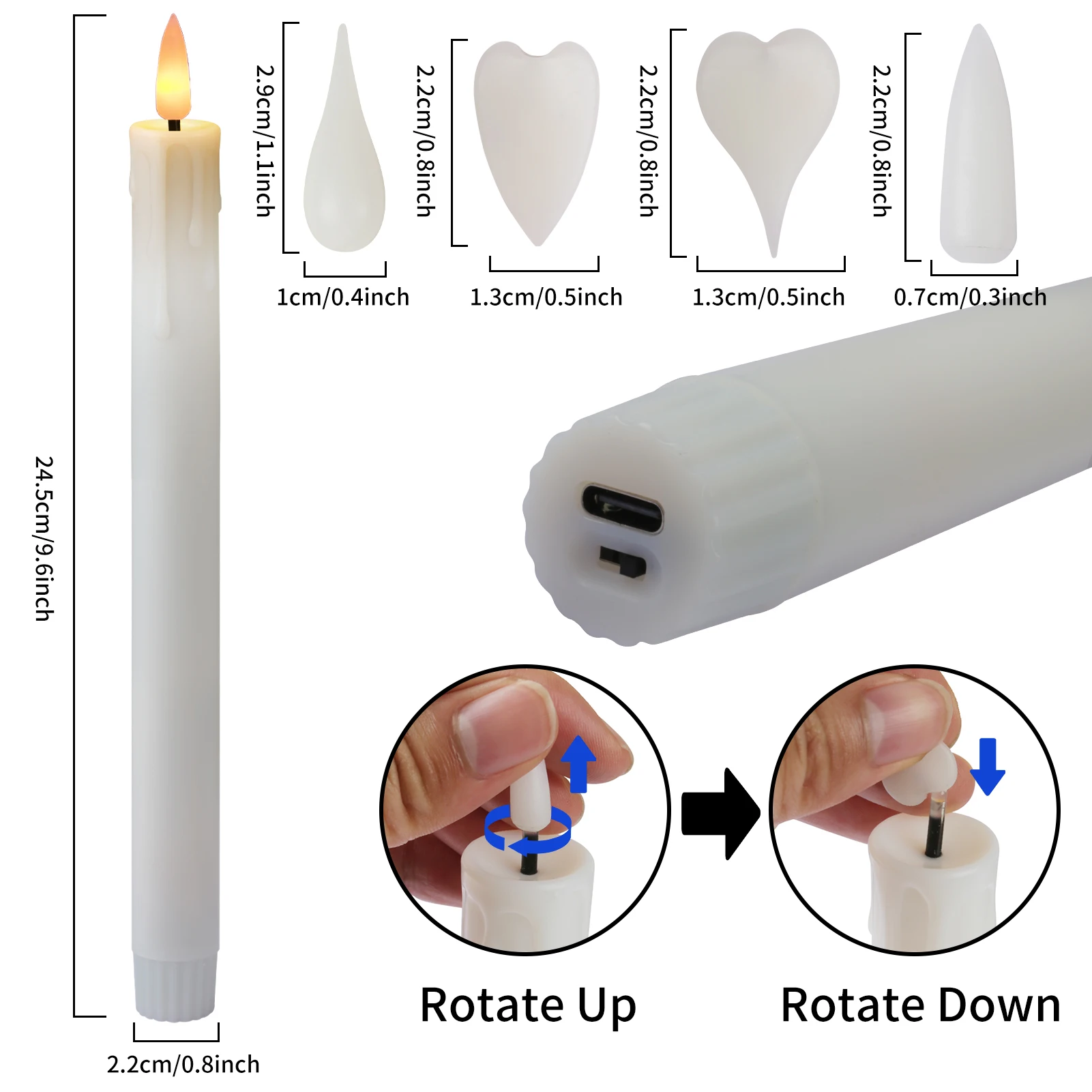 Rechargeable Flameless Timer R - Candle Quotes ulasan dan harga