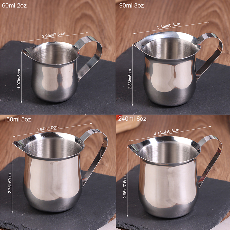 New！Coffee Milk Frothing Pitch - Pour Spout Pitcher ulasan dan harga
