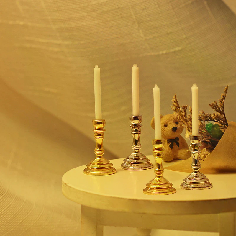 New 1Pair 1:12 Dollhouse Minia - Candle Quotes ulasan dan harga