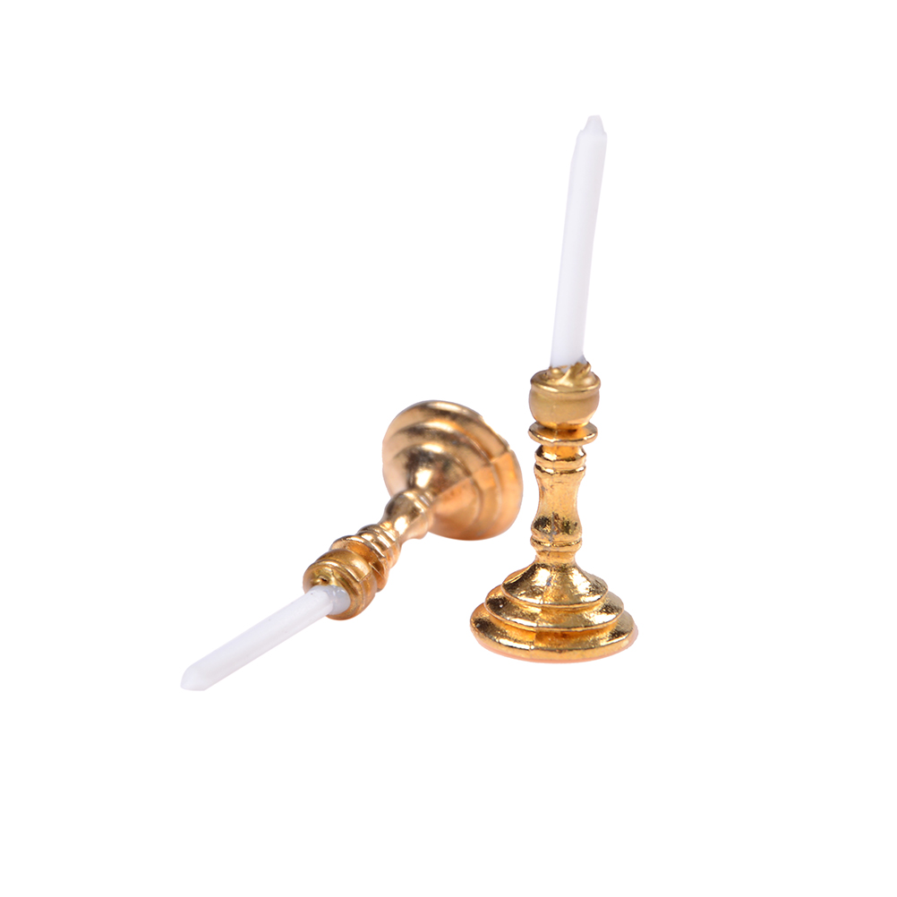 1  Pair of 1:12 Dollhouse Mini - Candle Quotes ulasan dan harga