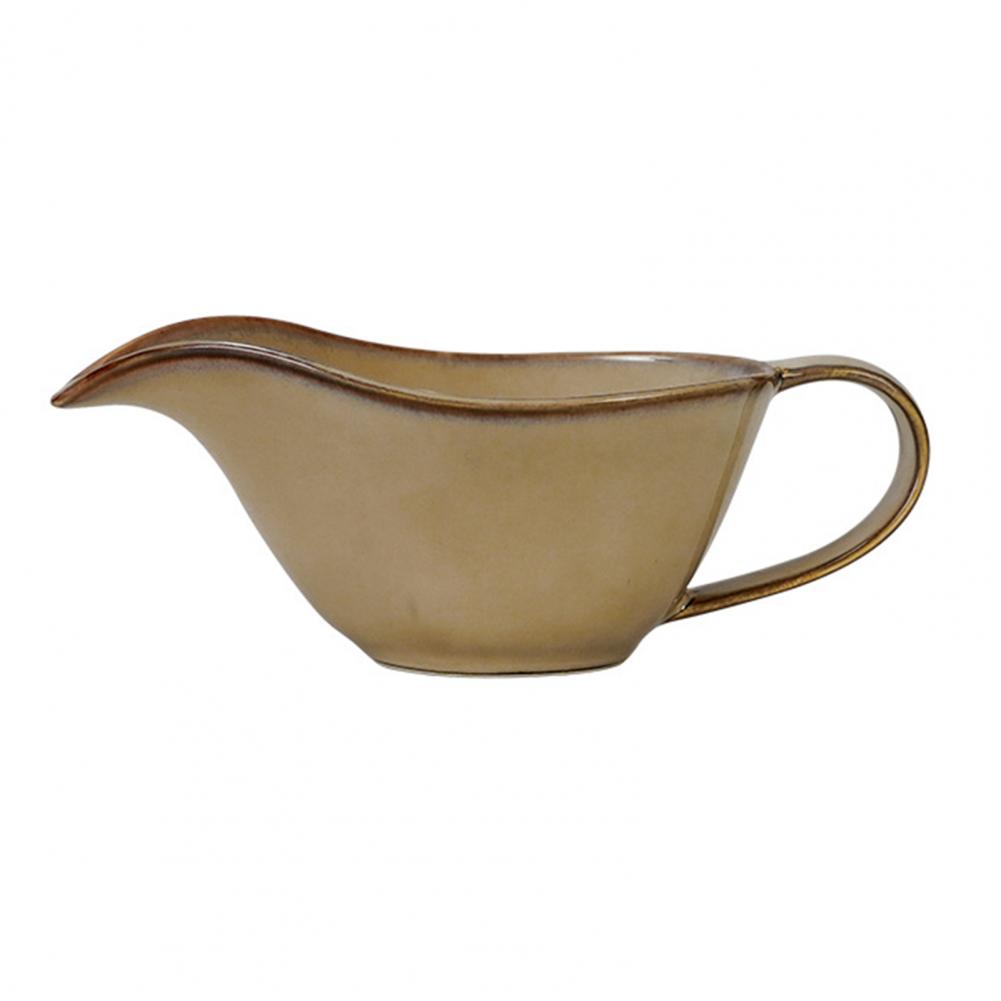 Sauce Dispenser Ceramic Sauce  - Pour Spout Pitcher ulasan dan harga