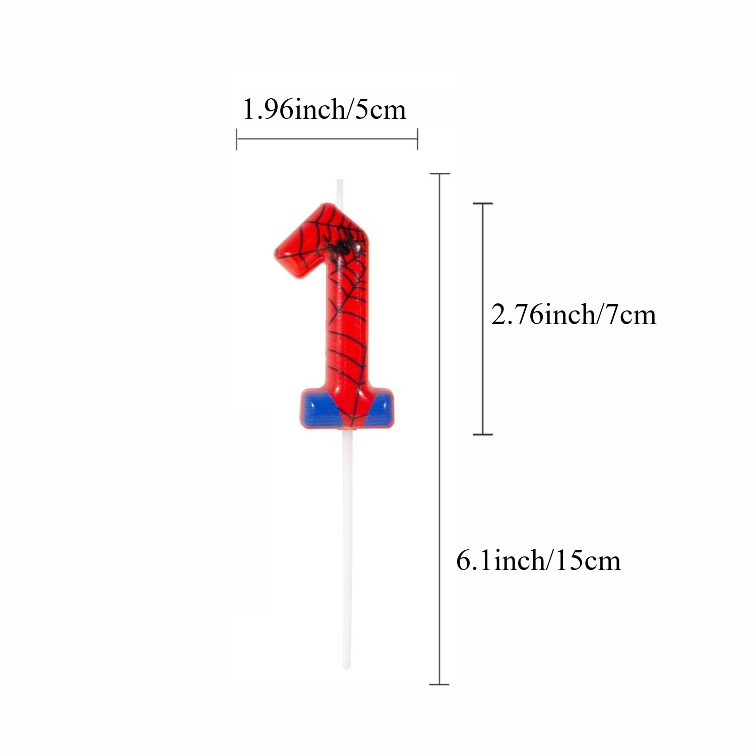Spider Party 0-9 Birthday Cand - Candle Supplies In ulasan dan harga