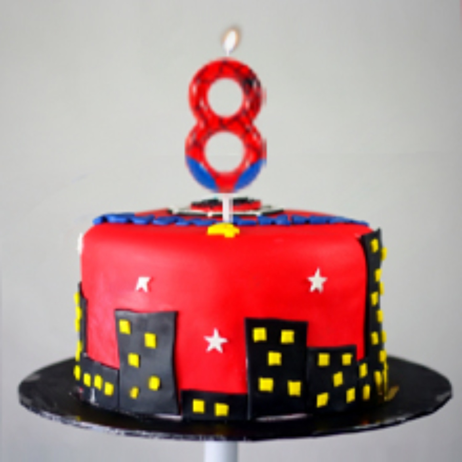 Spider Party 0-9 Birthday Cand - Candle Supplies In ulasan dan harga