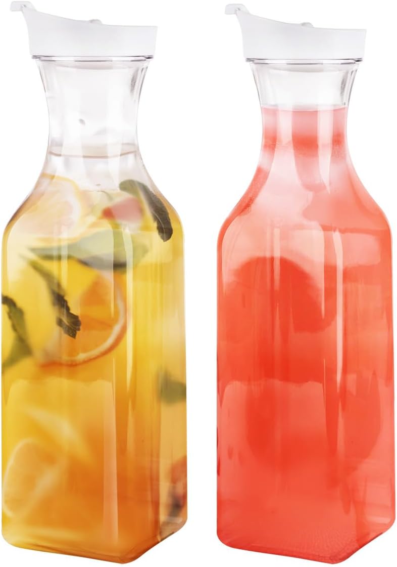 50 oz Plastic Carafe with Lid  - Pour Spout Pitcher ulasan dan harga