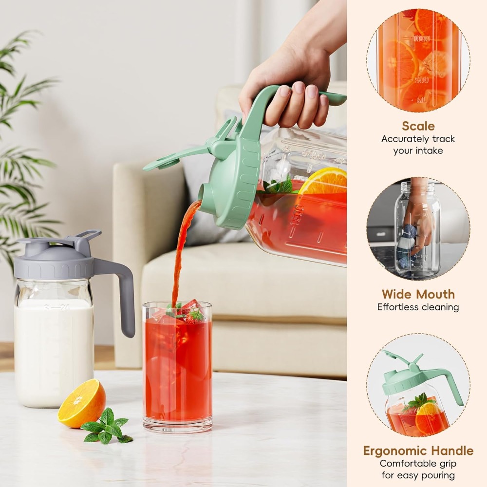 Breast Milk Pitcher - 32 oz Gl - Pour Spout Pitcher ulasan dan harga