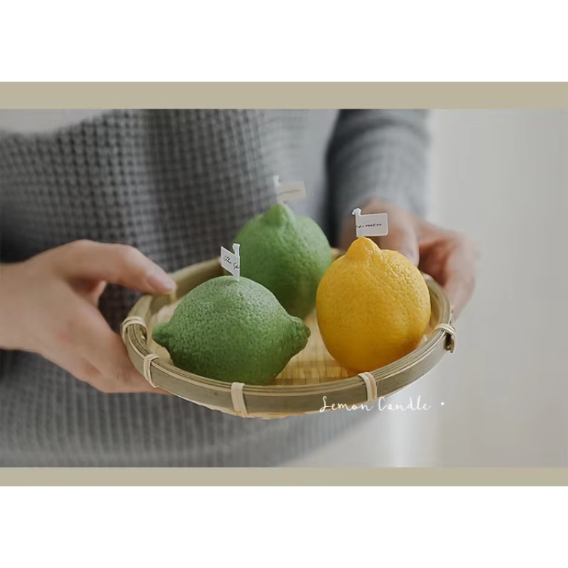 Custom Home Decoration Lemon C - Candle Supplies In ulasan dan harga