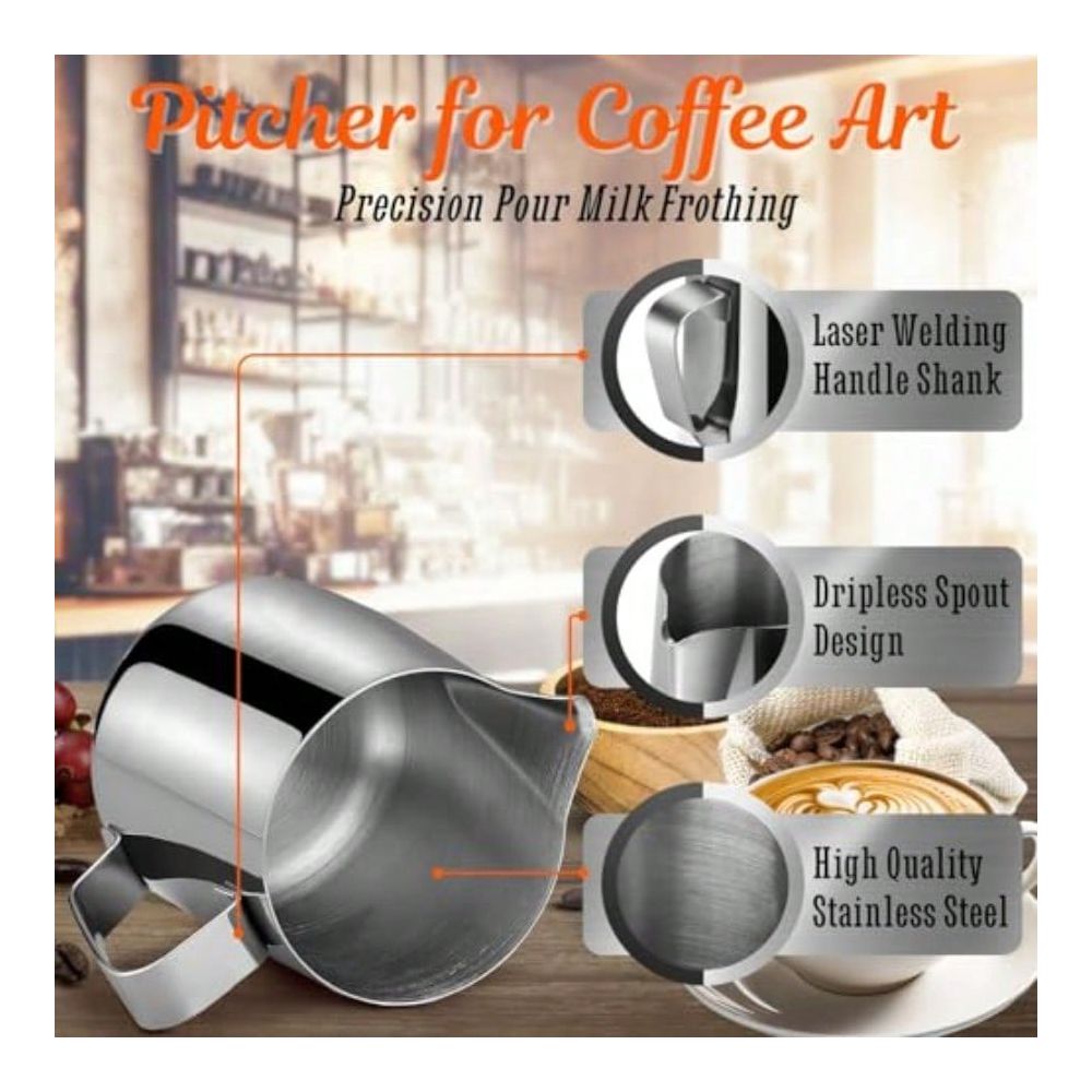 Frothing Pitcher For Barista U - Pour Spout Pitcher ulasan dan harga