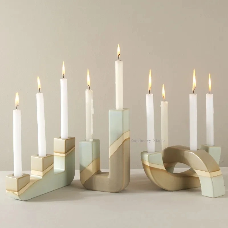 Geometry Candlestick Silicone  - Candle Quotes ulasan dan harga