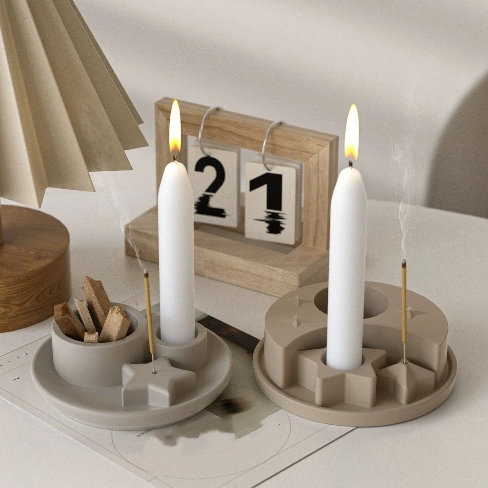 Handmade Moon Candlestick Sili - Candle Quotes ulasan dan harga
